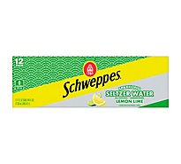 Schweppes Sparkling Water Lemon Lime - 12-12 FZ