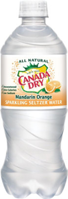 Canada Dry Seltzer Mandarin Orange - 20 FZ - Image 1