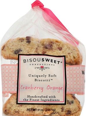 Bisousweet Cranberry Orange Biscotti - 9 OZ - Image 2
