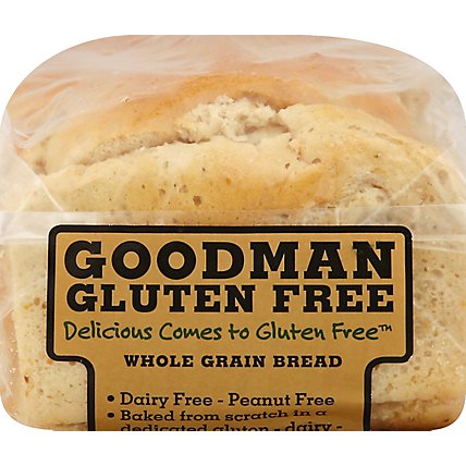 Goodman Whole Grain Bread Gluten Free, Dairy Free And Peanut Free - 12 OZ - Image 2