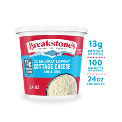 Breakstones Small Curd Low Fat Cottage Cheese - 24 OZ - Image 2