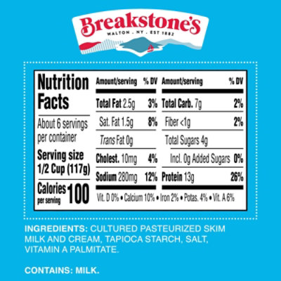 Breakstones Small Curd Low Fat Cottage Cheese - 24 OZ - Image 4