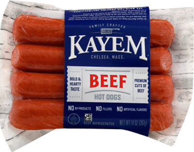 Kayem Franks Beef - 14 OZ - Image 2