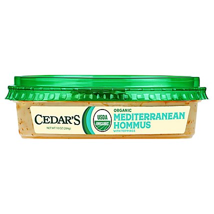 Cedars Organic Mediterranean Hommus - 10 OZ - Image 3