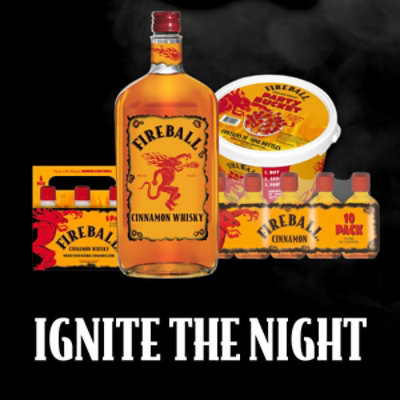 Fireball Cinnamon Malt Beverage 33 Proof Plastic Bottle - 50 Ml - Image 4