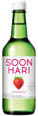 Soonhari Korean Soju Strawberry - 375 ML - acmemarkets