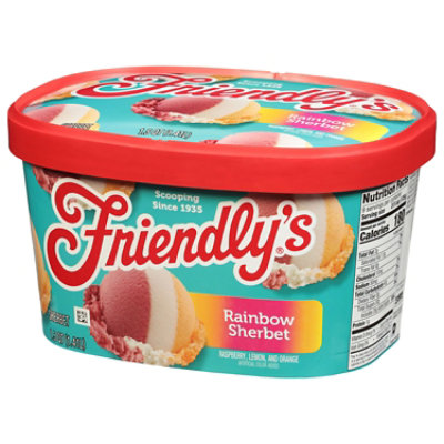 Friendly's Raspberry Lemon and Orange Sherbet - 1.5 Quart - Image 4
