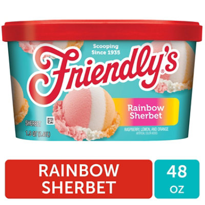 Friendly's Raspberry Lemon and Orange Sherbet - 1.5 Quart - Image 3