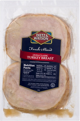 Dietz & Watson Classic Turkey Sliced - Image 1