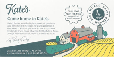 Kates Sea Salted Butter 2 Quarters 8 Oz - 8 OZ - Image 5