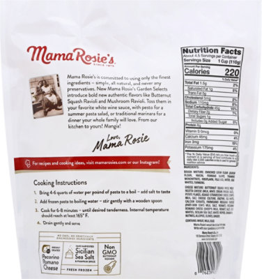 Mama Rosies Butternut Squash Ravioli - 18 OZ - Image 6