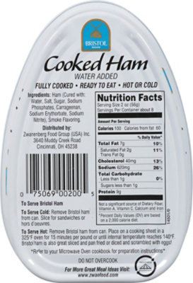 Bristol Ham Cooked - 16 Oz - Image 6