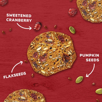 Olinas Bakehouse Cranberry Pumpkin Seed Seeded Crisps - 5.3 OZ - Image 3
