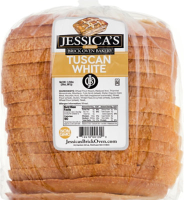 Jessicas Brick Oven Bakery Tuscan White Pane Bread - 20 Oz. - Image 2