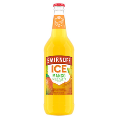 Smirnoff Ice Mango 4.5% ABV Single Bottle - 24 Oz - Image 1