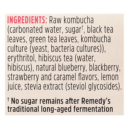 Remedy Mixed Berry Kombucha - 4-11 Fl. Oz. - Image 5