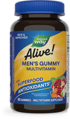 Alive Mens Gummy Vit - 60 CT - Image 1