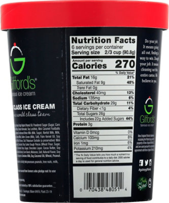 Giffords Dough Your Job Ice Cream - 32 OZ - Image 6