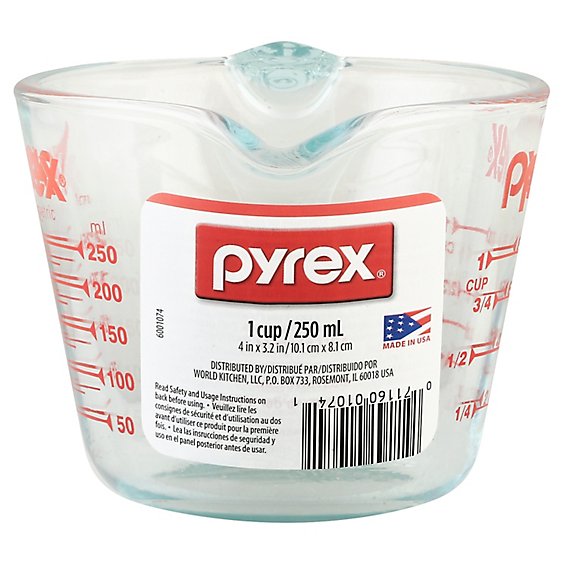 Pyrex Prepware Measuring 1 Cup Clear - EA