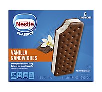 Nestle Vanilla Ice Cream Sandwiches - 20.6 FZ