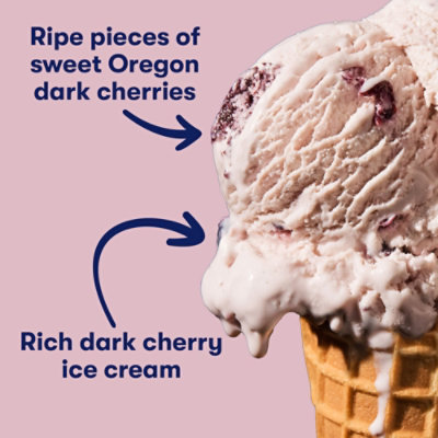 Tillamook Oregon Dark Cherry Ice Cream - 48 Oz - Image 2