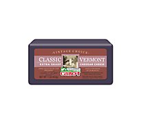 Cabot Creamery Vintage Choice Cheddar Cheese In Purple Wax - 1 LB
