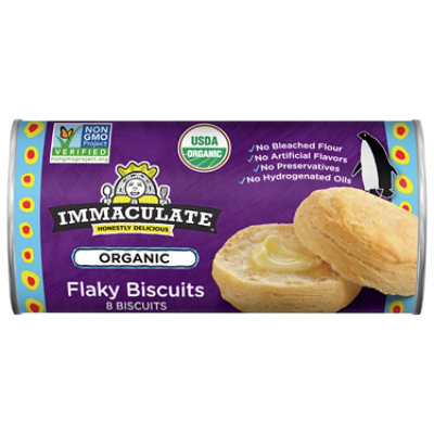 Immaculate Baking Organic Biscuit Flaky 8 Count - 16 Oz - Image 3