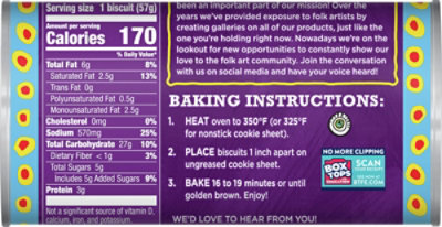 Immaculate Baking Organic Biscuit Flaky 8 Count - 16 Oz - Image 6