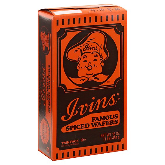 Ivins Famous Spiced Wafer Cookies - 16 OZ
