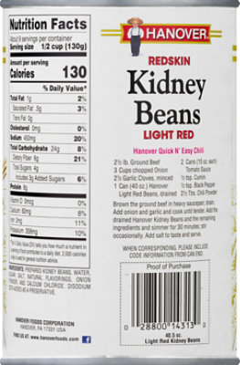 Hanover Kidney Beans Light Red - 40.5 OZ - Image 6