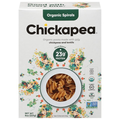 Chickapea Organic Pasta Spiral Chickpeas and Lentils - 8 Oz - Image 3