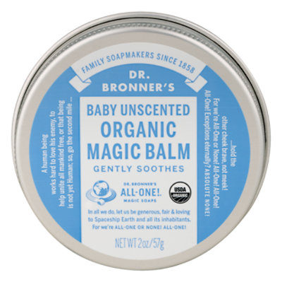 Dr. Bronner's Unscented Organic Magic Balm - 2 Oz - Image 1