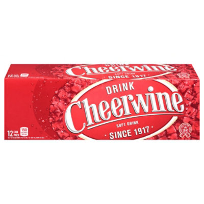 Cheerwine Legend Soft Drink - 12-12 FZ - Image 1