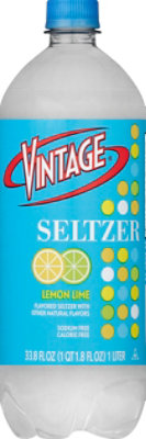 Vintage Seltzer Lemon Lime - 33.8 FZ - Image 2