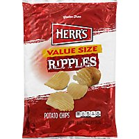 Herrs Ripple Potato Chips - 18 OZ - Image 2