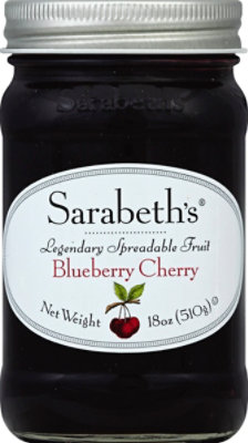 Sarabeths Blueberry Cherry Fruit Spread - 18 OZ - Image 2