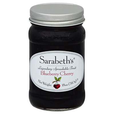 Sarabeths Blueberry Cherry Fruit Spread - 18 OZ - Image 1