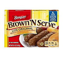 Banquet Brown N Serve Lite Sausage Links - 6.4 Oz