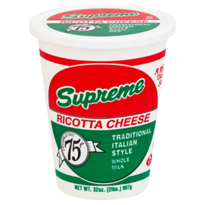 Supreme Italian Cheese Ricotta - 32 OZ - shaws
