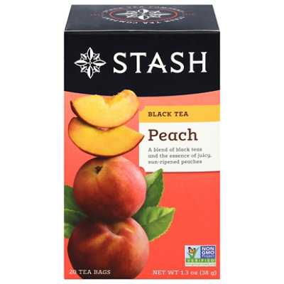 Stash Tea Bags Black Tea Peach - 20 Count - Image 2