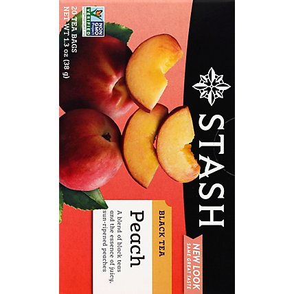 Stash Tea Bags Black Tea Peach - 20 Count - Image 3