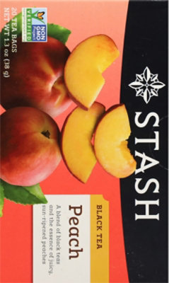 Stash Tea Bags Black Tea Peach - 20 Count - Image 4