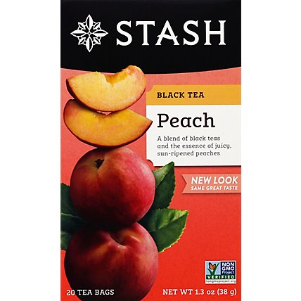Stash Tea Bags Black Tea Peach - 20 Count - Image 2