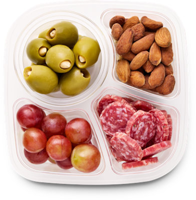 ReadyMeals Olive Almond & Salami Quad - Ready2Eat - Each - Image 1