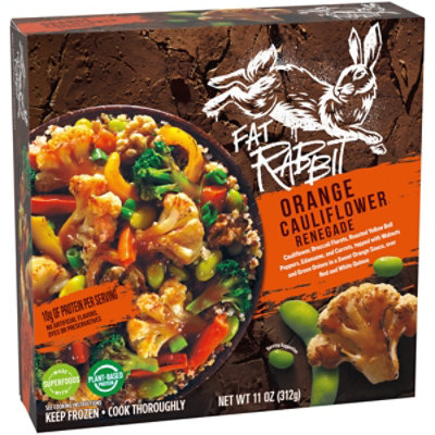 Fat Rabbit Orange Cauliflower Renegade with Roasted Vegetables Frozen Meal Box - 11 Oz - Image 4