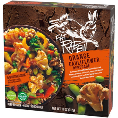 Fat Rabbit Orange Cauliflower Renegade with Roasted Vegetables Frozen Meal Box - 11 Oz - Image 5