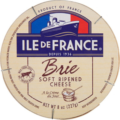 Ile De France Baby Brie Mini Wheel - 8 OZ - Image 2