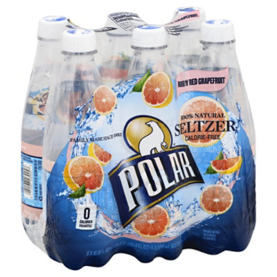 Polar Seltzer Water Red Grpfrt - 6-16.9 FZ - Image 1