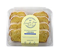 Fresh Baked Iced Sliced Lemon Loaf Cake - 14.1 Oz.