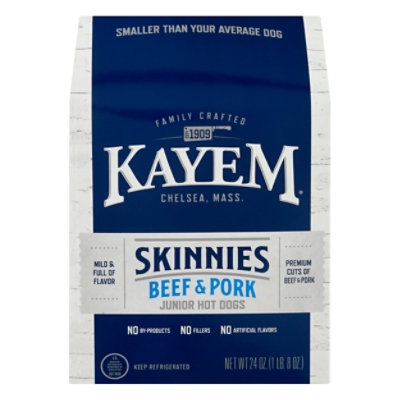 Kayem Skinnies Extra Mild Skinless Hot Dogs - 24 OZ - Image 3